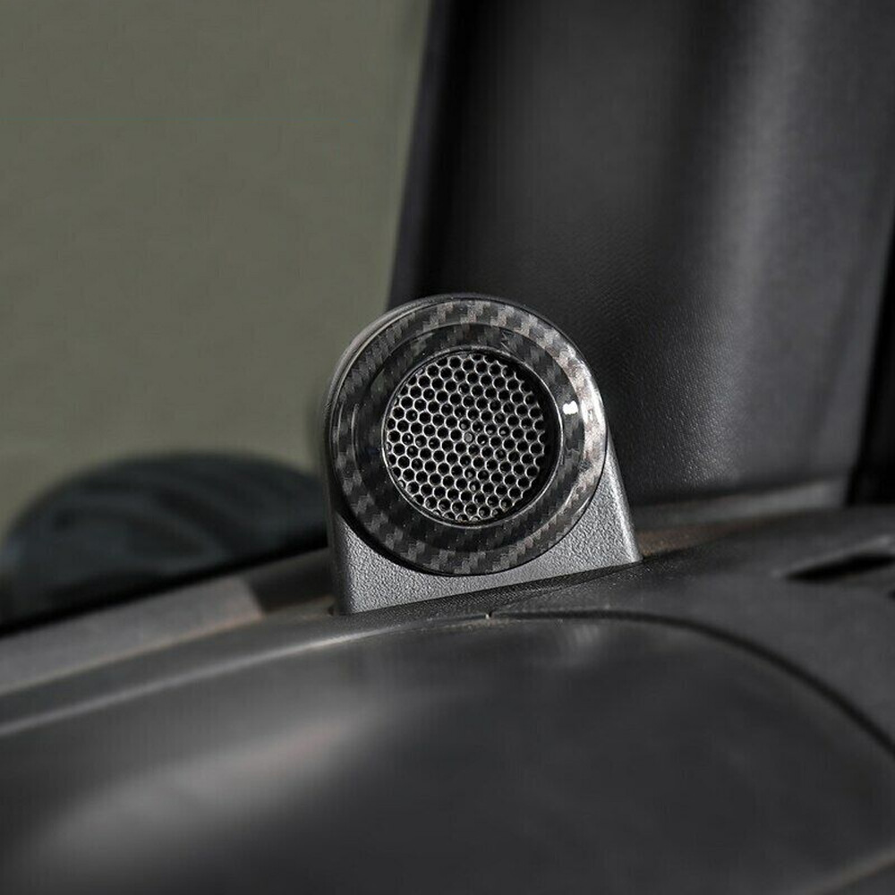 Interior A Pillar Speaker Decorative Cover Frame Trim for Jeep Wrangler 2008-14