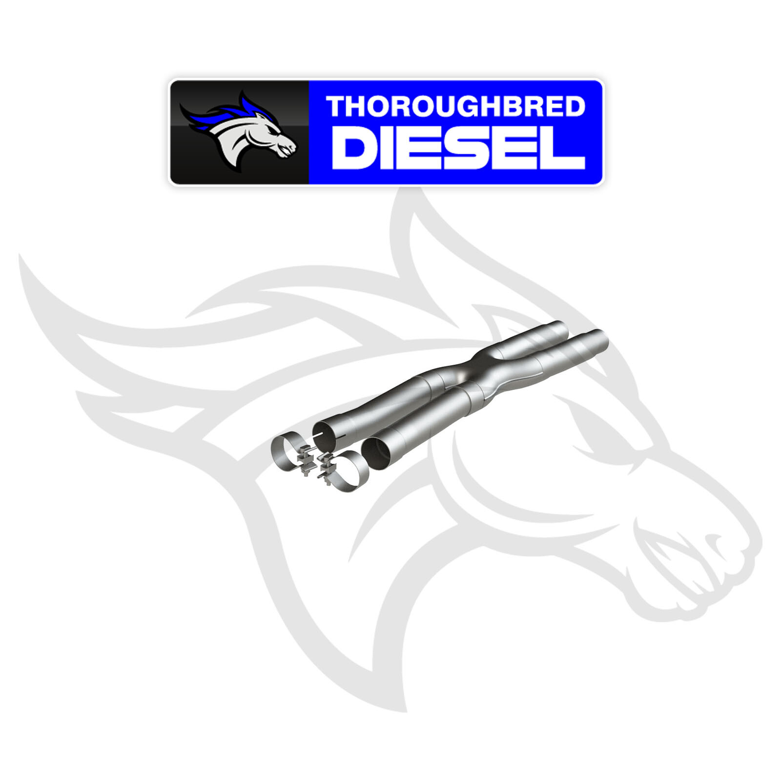 MBRP S7213AL 2.5″ Resonator Delete X-Pipe for 2015-2020 Ford Mustang GT 5.0L