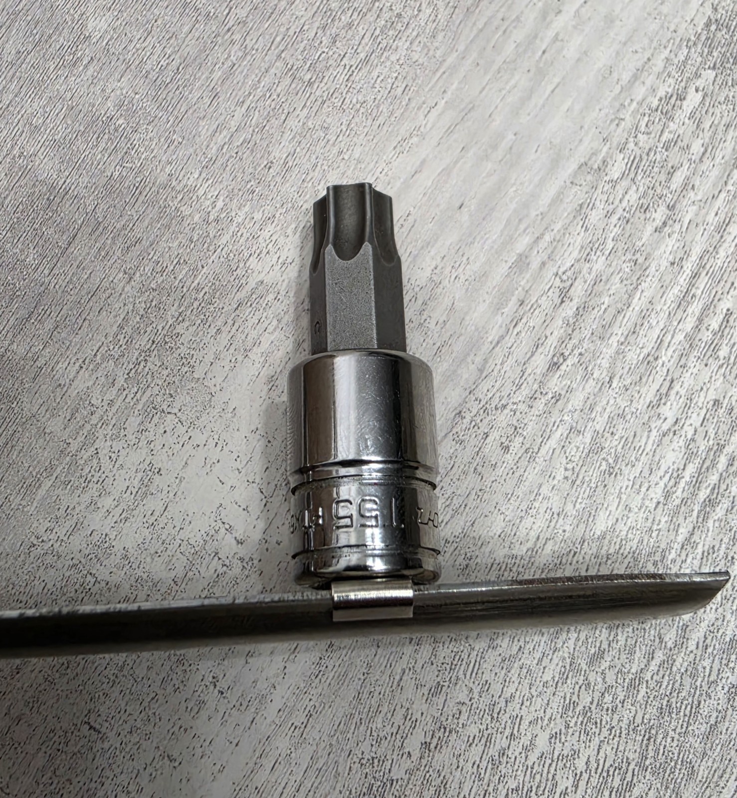 Snap On 5 Piece Torx Bit Set 6 Point 3/8 Drive T55-T50-T47-T45-T40 Torx Sockets