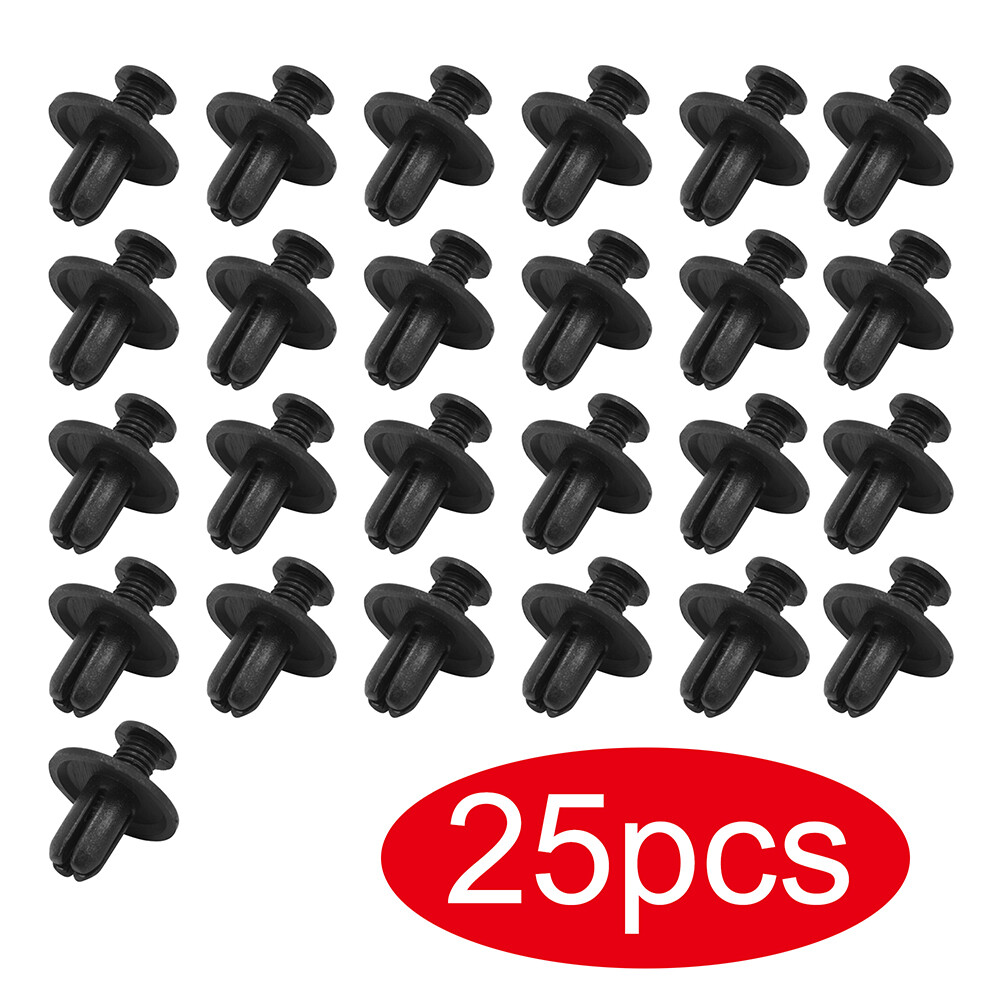 Set of 25 OEM 86590-28000 Bumper Retainer Push Clip 8mm Hole For Hyundai