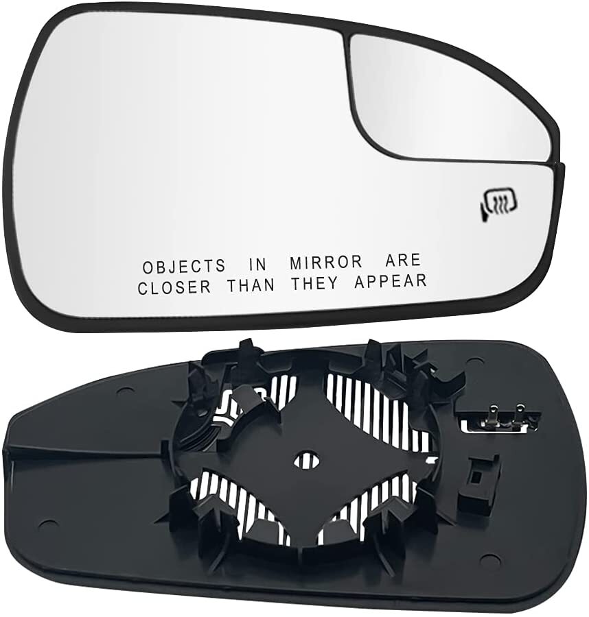 Passenger Side Heated Convex Mirror Glass w/ Blind Spot For Ford Fusion 2013-20