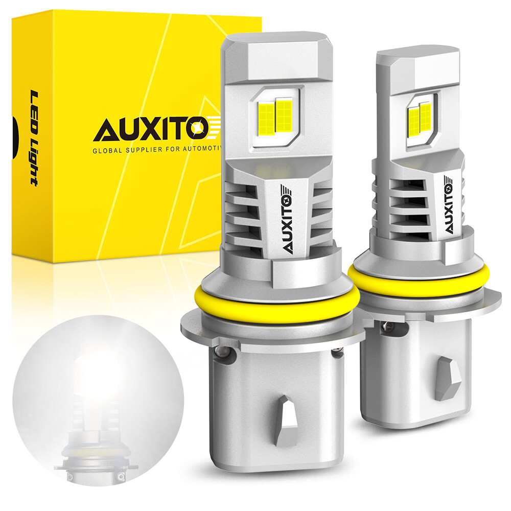 Auxito 200W 9007 HB5 LED Headlight Bulbs High Low Beam 6500K White Super Bright