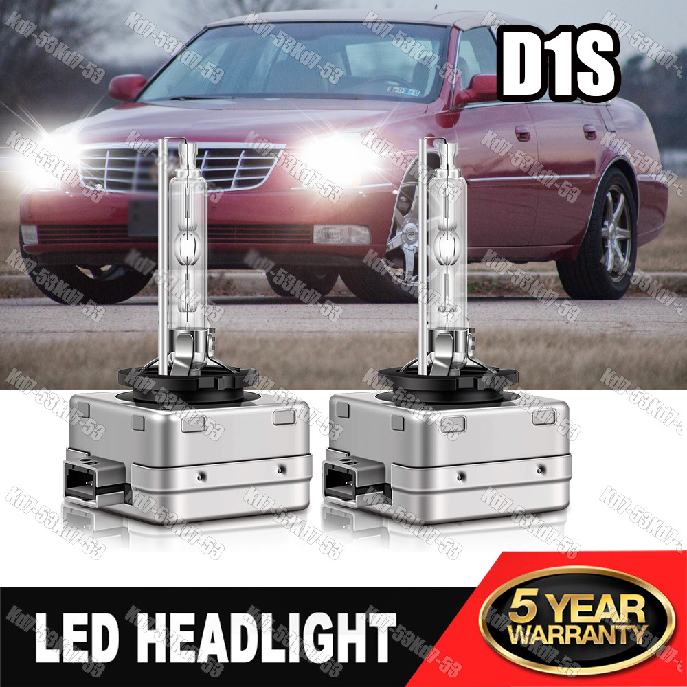 Front Stock HID Headlight Bulbs for Cadillac DTS 2006-2011 Low & High Beam Set 2