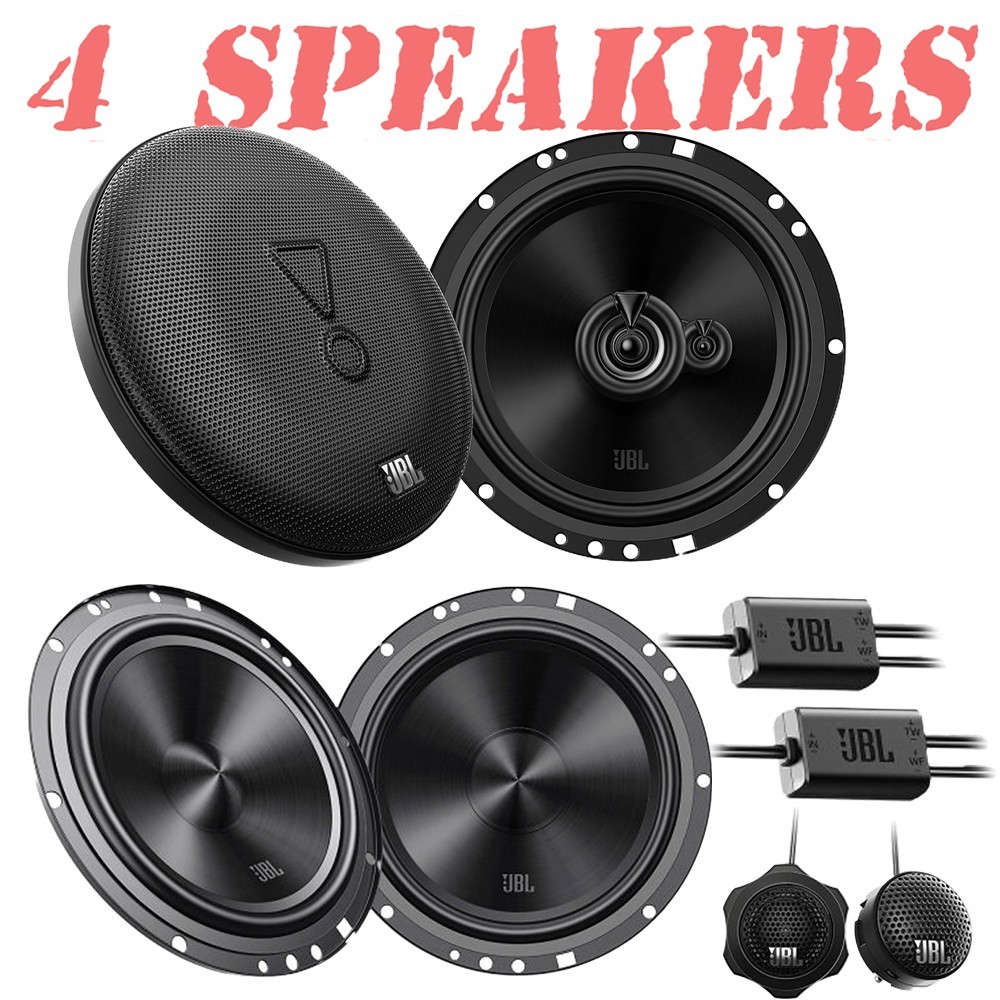JBL Stage2 GEN2 720W 6.5″ Component & 480W 6.5″ 3-Way Speakers for Car/truck/SUV