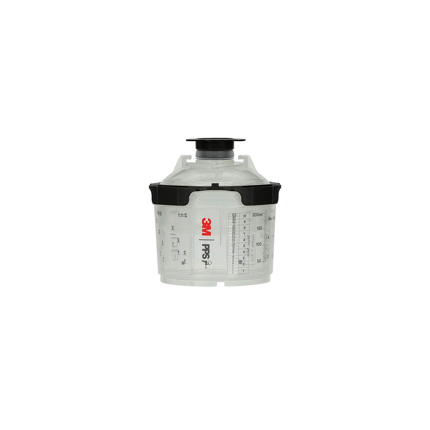 3M 26028 PPS 2.0 Spray Cup System Kit, Micro (3 fl oz, 90 mL) 200u Micron Filter