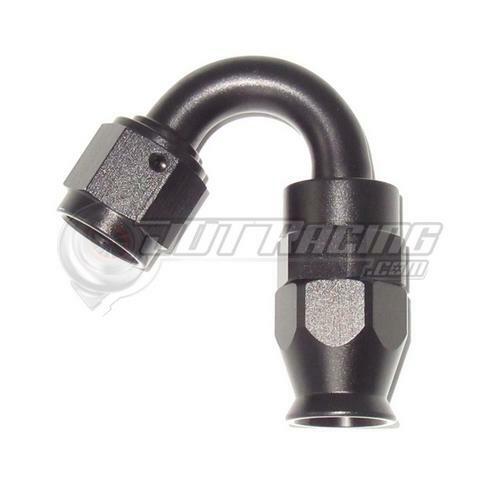 AN6 6AN 150 Degree PTFE Teflon Swivel Hose End Fitting Adapter Black E85 QUALITY