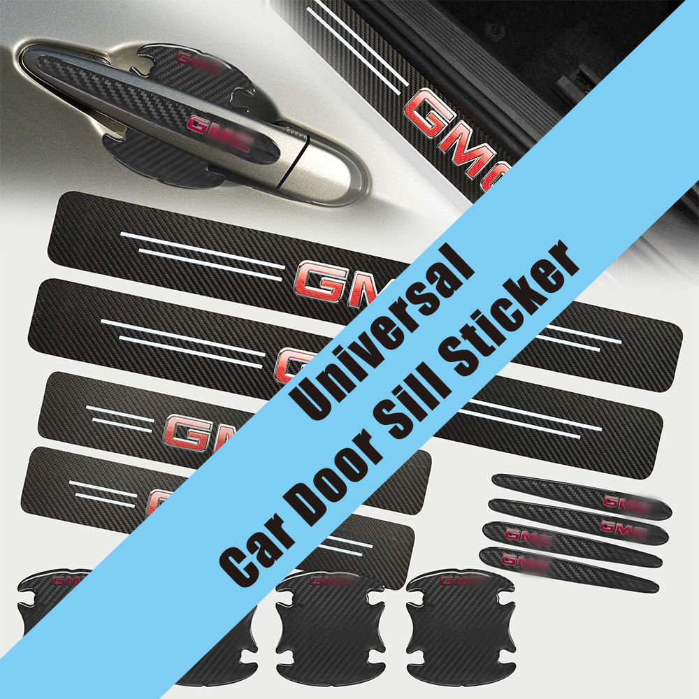 1999-2024 For Sierra 1500 2500 Car Door Sill Sticker Scuff Cover Protector