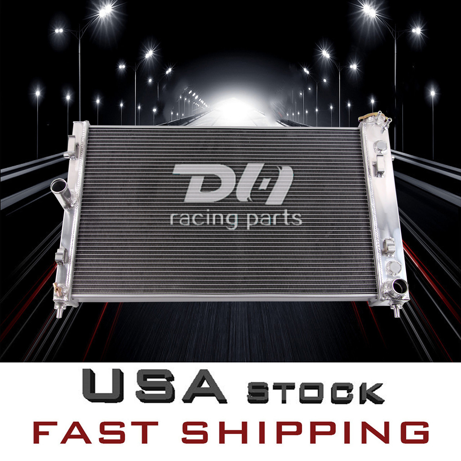 CU2987 3 Rows All-Aluminum Radiator For 2005 2006 Pontiac GTO Vauxhall Monaro US