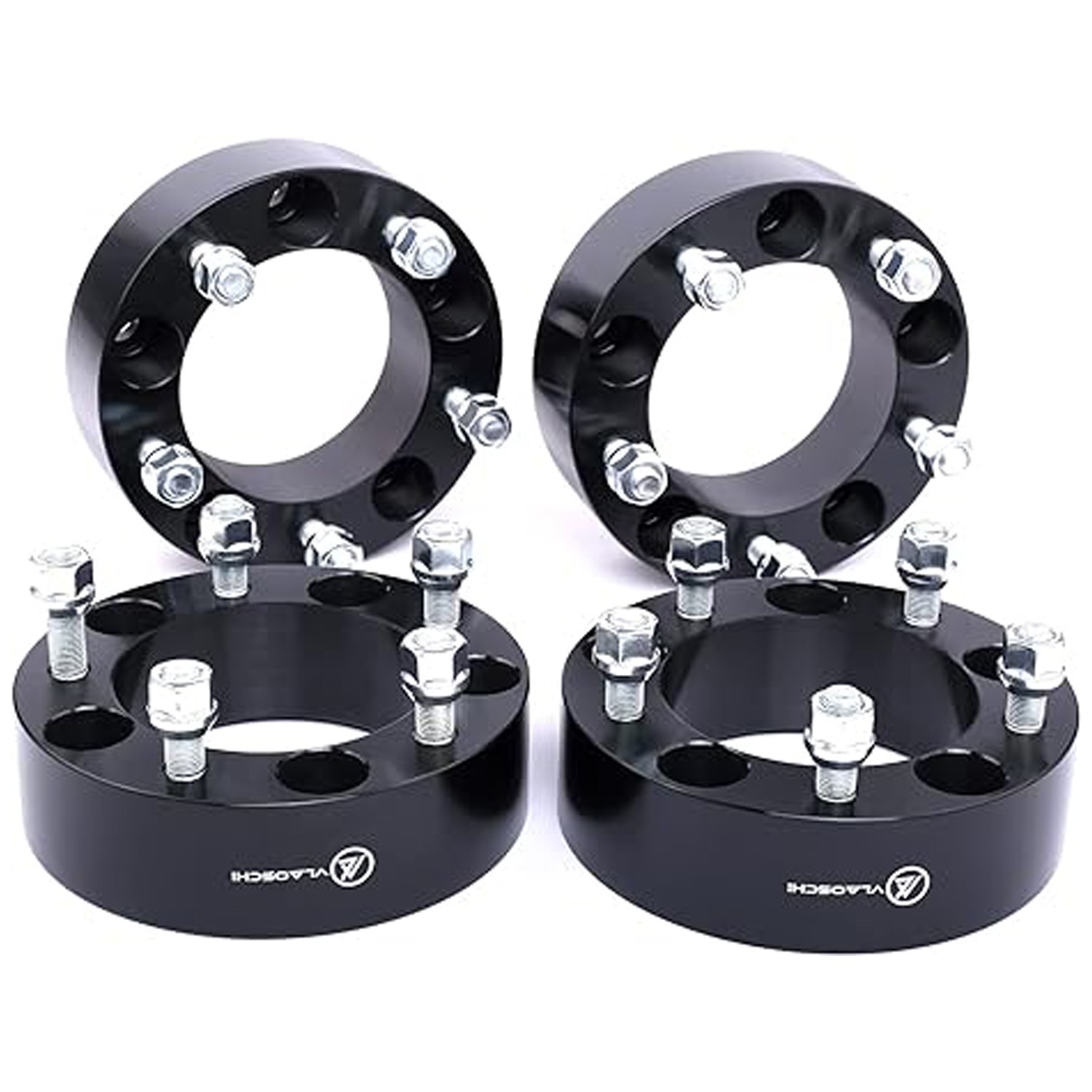4pc 5×4.75 to 5×4.5 Wheel Adapter 2 Inch 12×1.5 Stud for 5×120.65 to 5×114.3 Rim