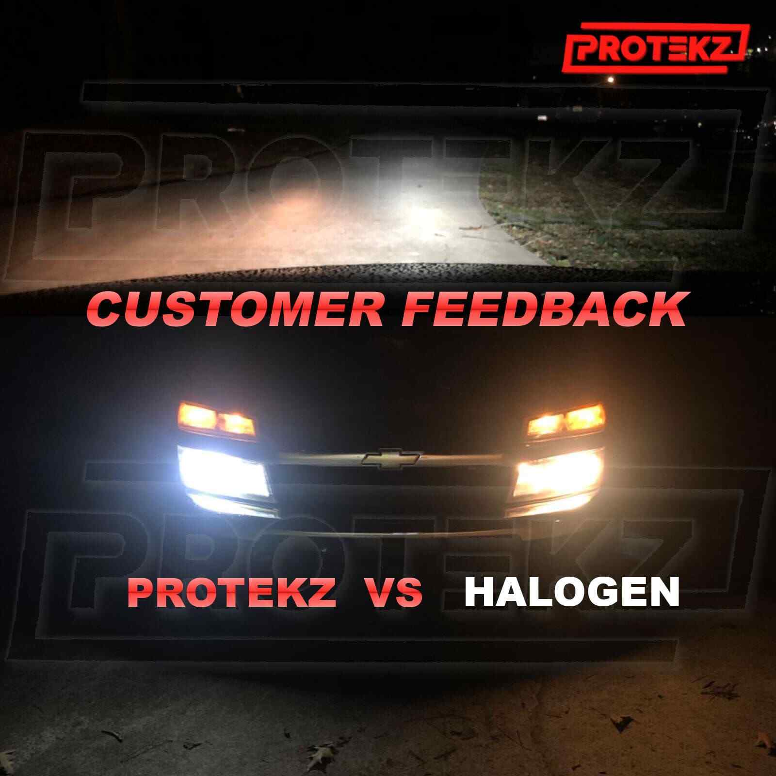 Protekz H11 LED Headlight Bulbs CREE Warranty Cover 60Days Free Return CSP Chips