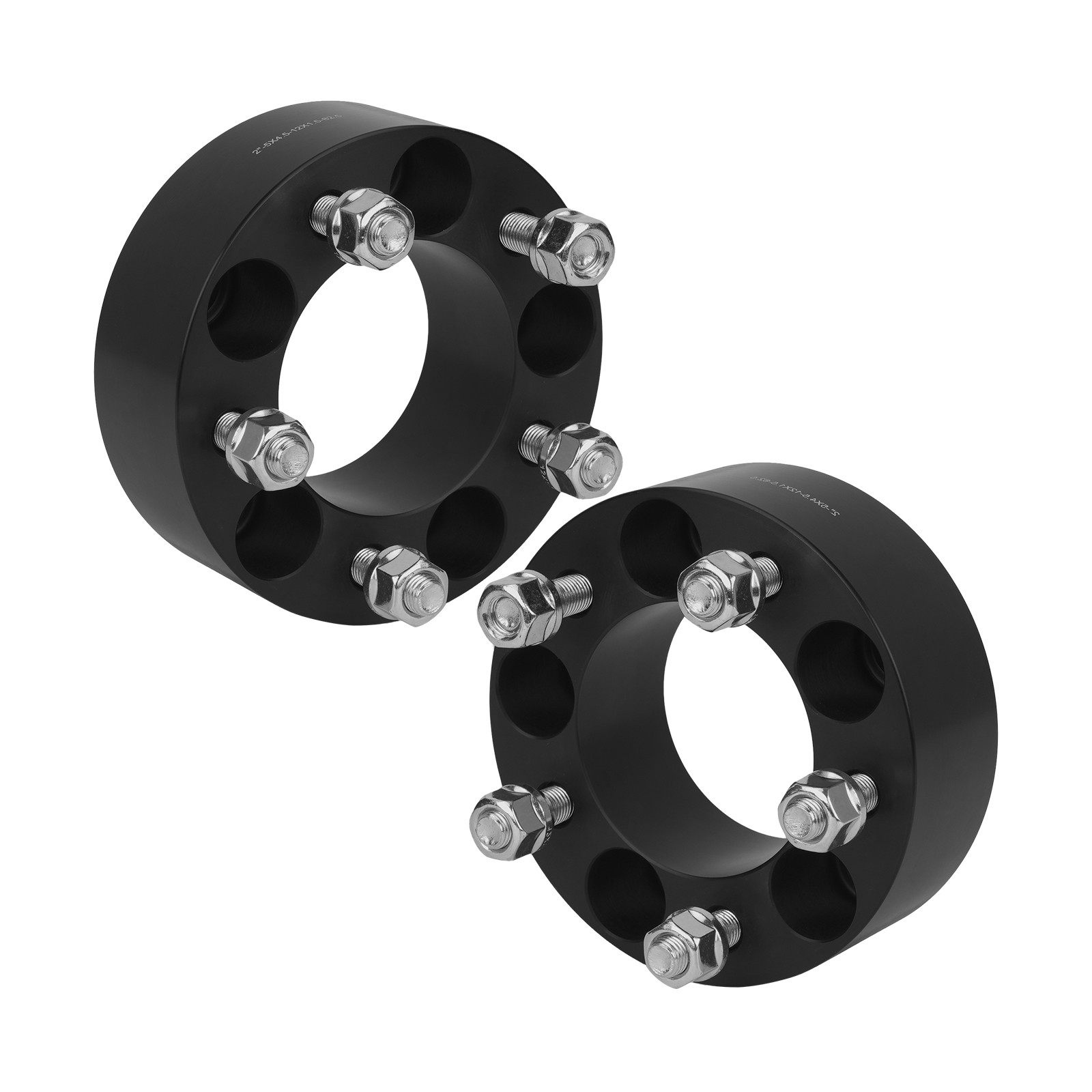 2x 2 inch 5×4.5″ Wheel Spacers M12x1.5 82.5mm For Honda Accord CR-V Civic 2Pcs