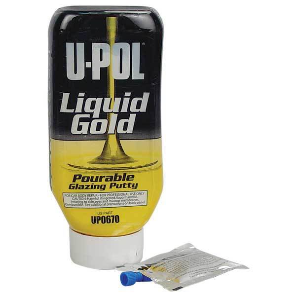U-POL Liquid Gold Pourable Glazing Putty 615ml