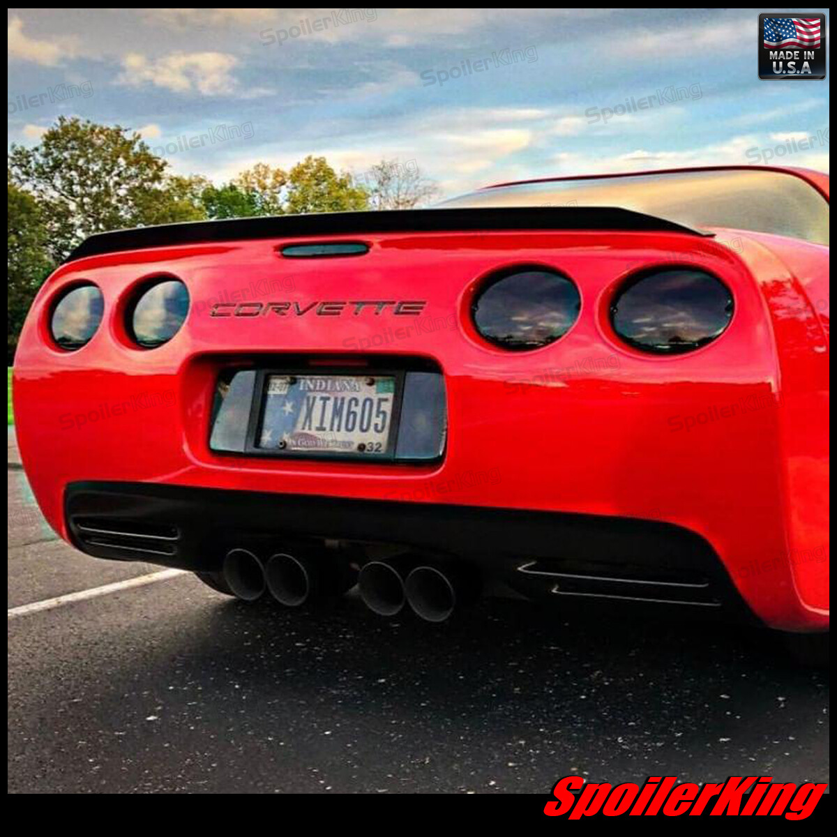 SpoilerKing Rear Trunk Spoiler DUCKBILL 284P (Fits: Corvette C5 1997-2004 all)
