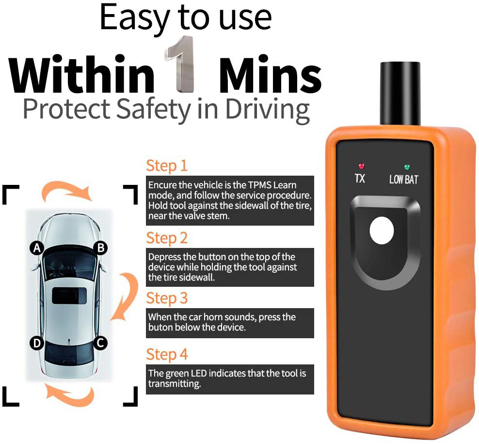 EL50448 Relearn TPMS Learning Device For Holden GM Activation Training Reset