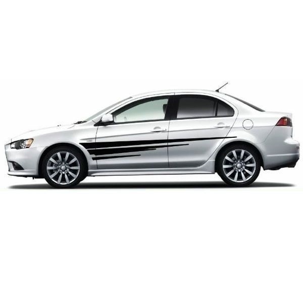 MG8008 Side Graphic stickers Fits Ford Chevrolet Dodge BWW Metro Auto Graphics