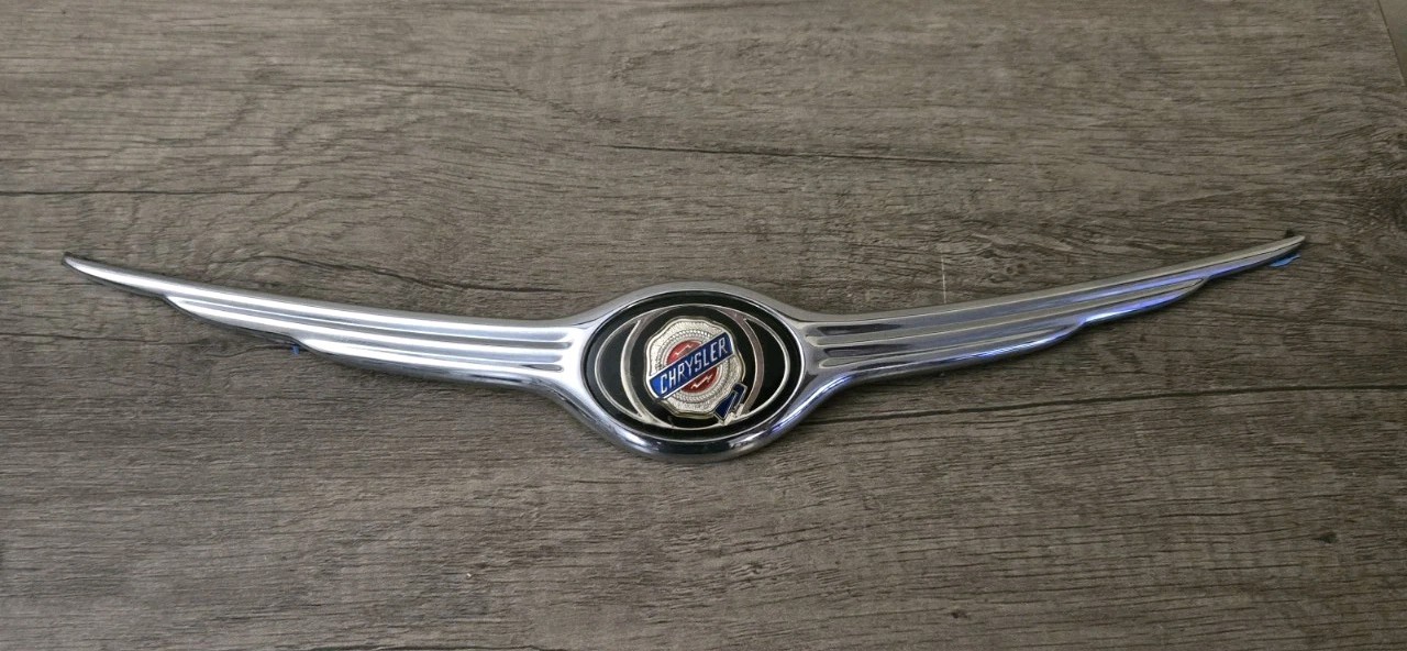 01 02 03 Chrysler PT Cruiser Hood Molding Wing Emblem Ready To Install
