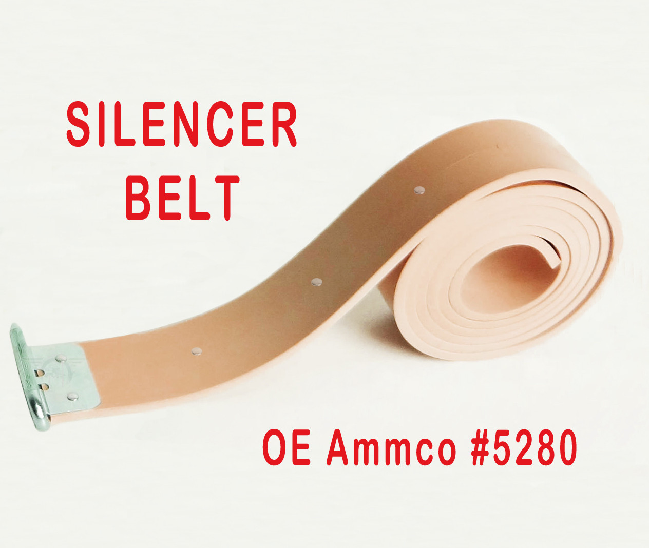 AMMCO DRUM BAND SILENCER (PREMIUM BELT w/BUCKLE) 1-3/4″ Replaces #5280