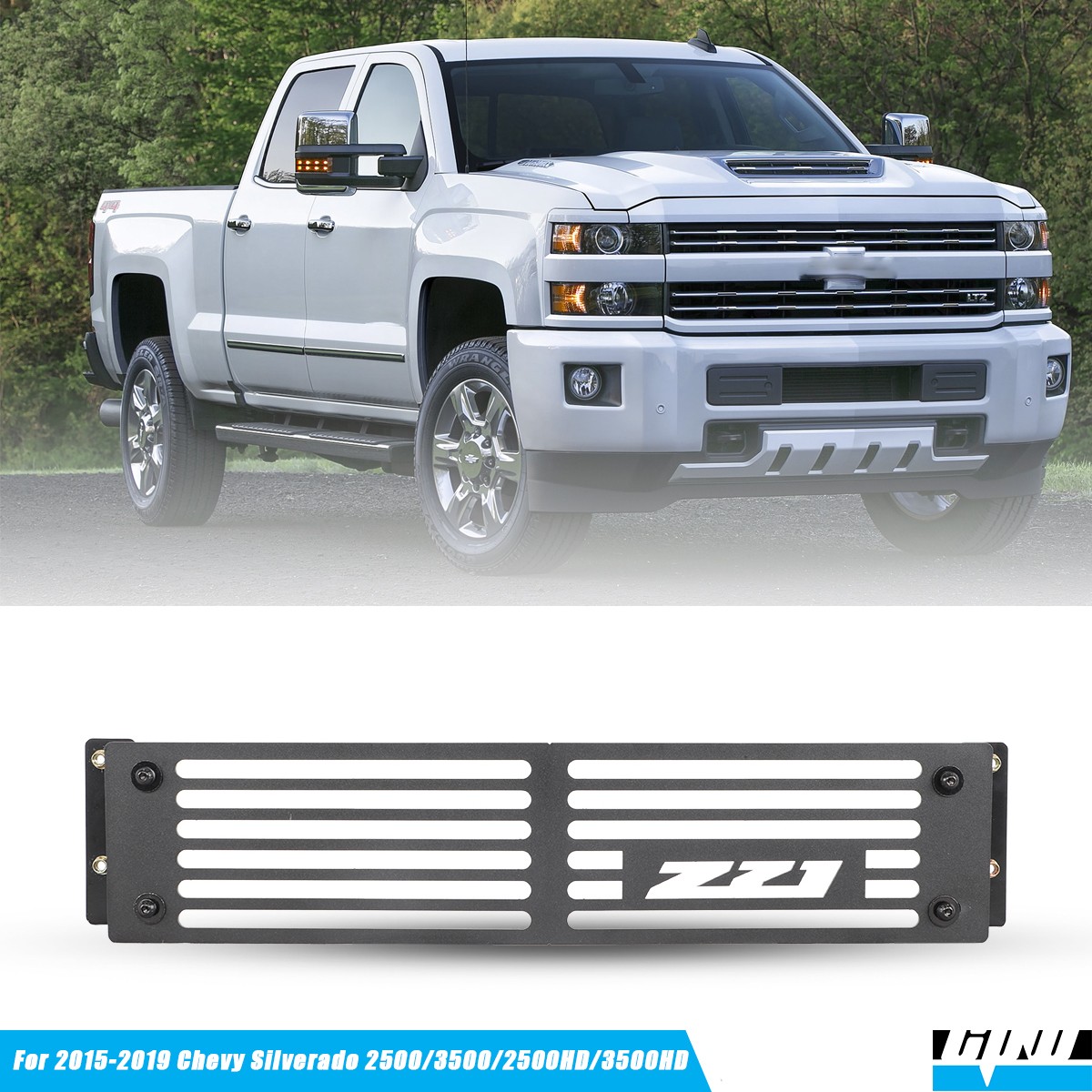 For 2015-2019 Chevy Silverado 2500/3500/2500HD/3500HD Lower Bumper Grille Insert