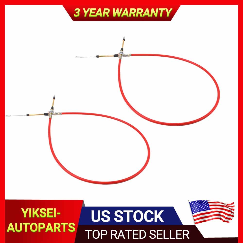 2x 5 FT. Race Shifter Cable Suit For Most B&M Shifters AF72-1002 with Eyelet End