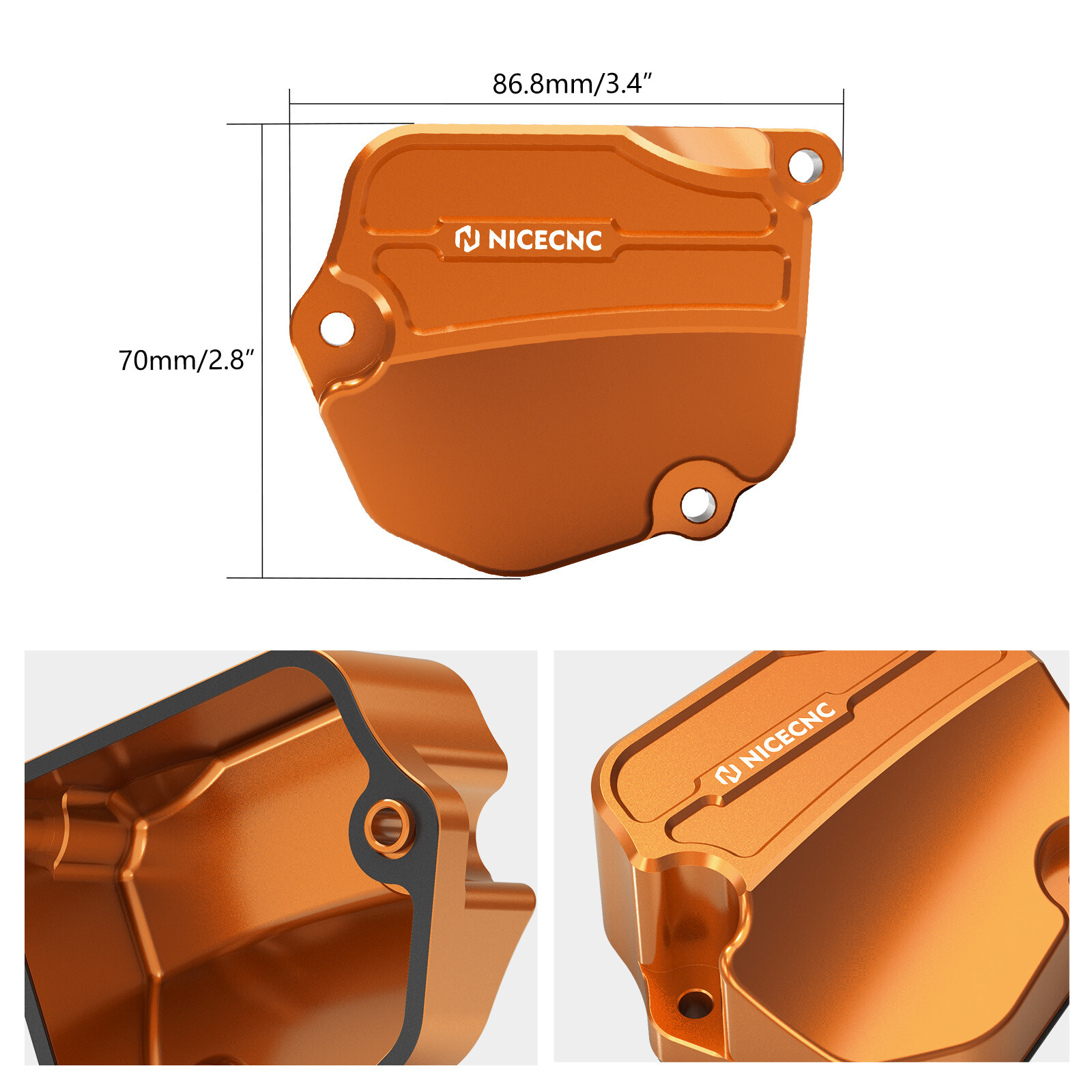 NICECNC Performance Oversized Power Valve Cover For KTM 250 300 XC-W EXC 2024-25