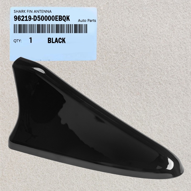 For 2015-17 Genesis Coupe & G80 Ebony Black FM/AM Shark Fin Roof Antenna Cover .