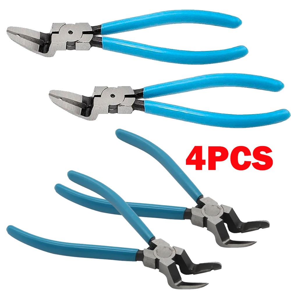 4x Car Trim Clip Upholstery Removal Pry Tool Door Fastener Pin Pliers Puller HOT