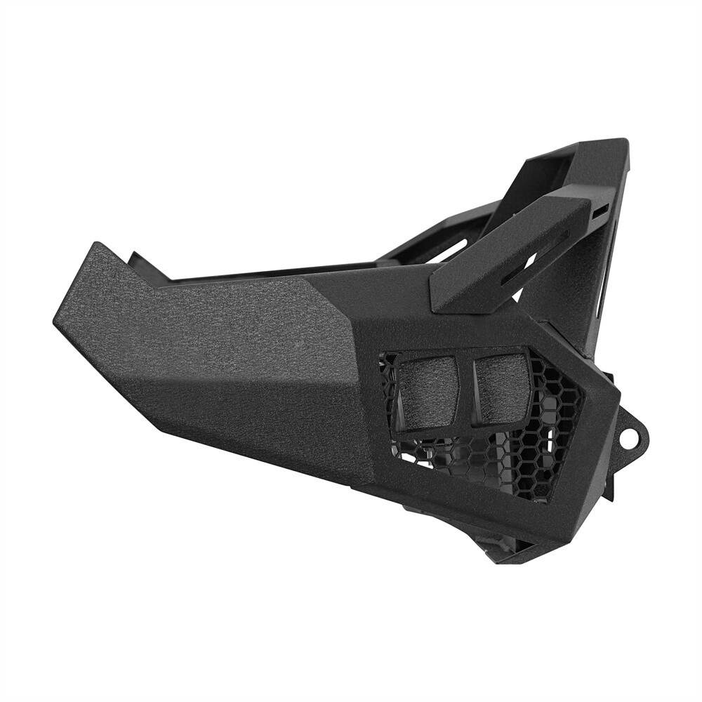 Off-Road Front Bumper w/Winch Plate & 4x LED Lights For 2009-2012 Dodge Ram 1500