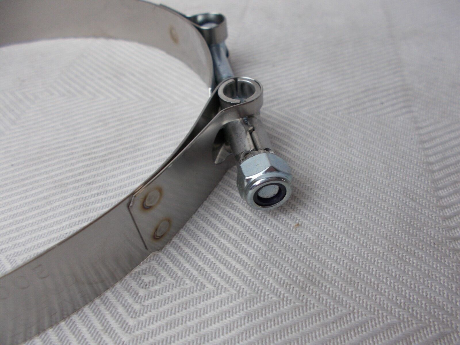 T Bolt Clamp 5″ Stainless Steel Big End Performance ” Made in USA “