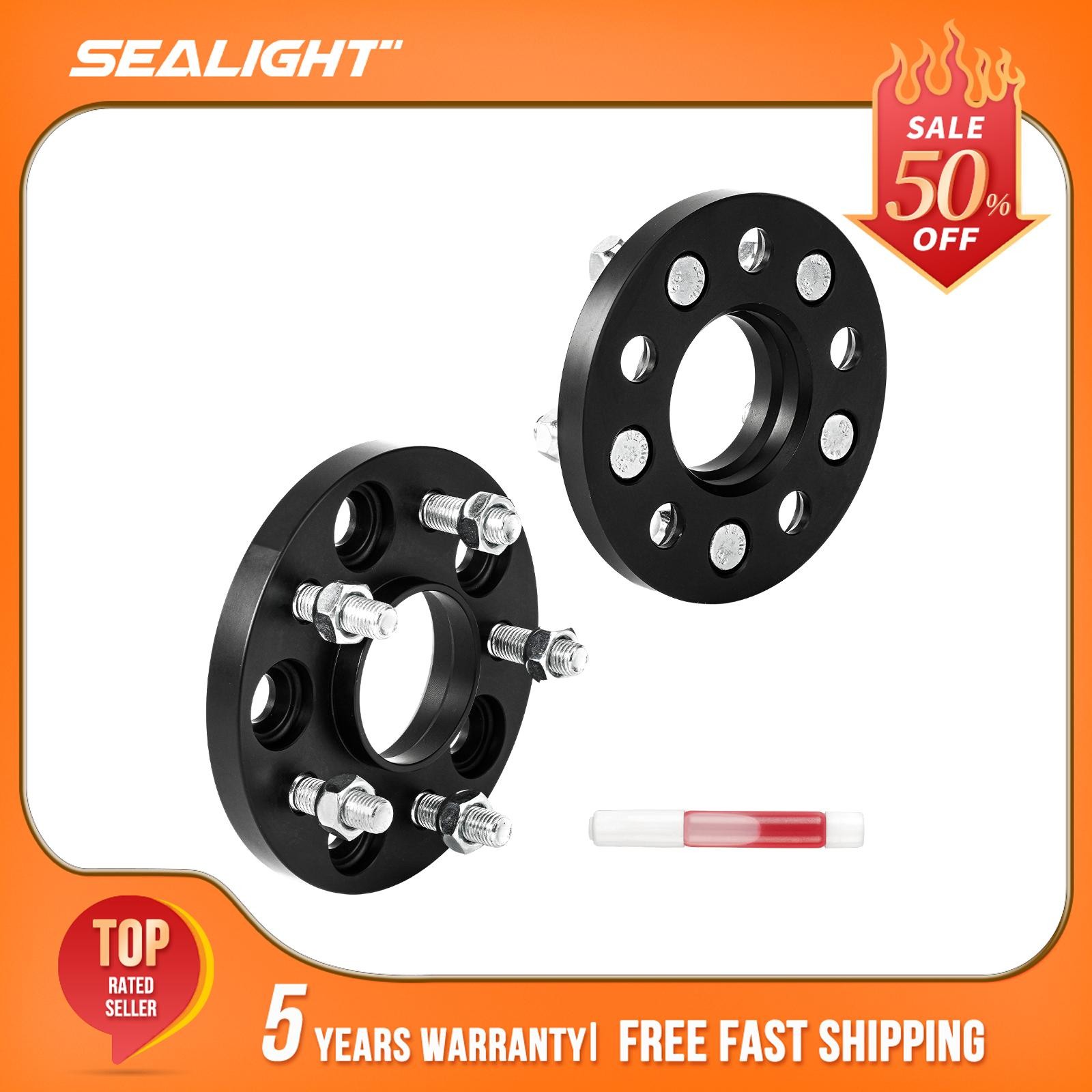 2x 15mm 5x108mm Hubcentric Wheel Spacers M12x1.5 63.4mm For Ford Escape Focus