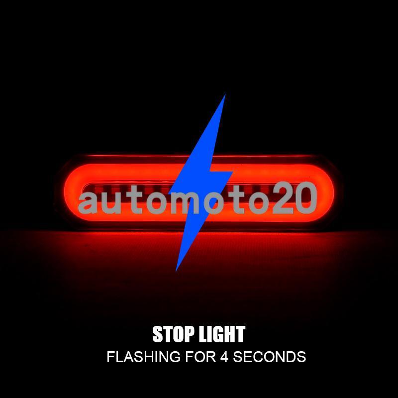 2X Sequential LED Strip Bar Turn Signal Stop Brake Tail Light DRL Truck Trailer