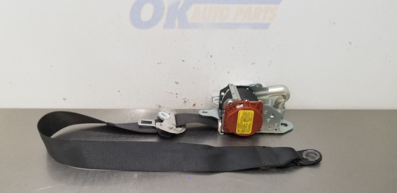 18 TOYOTA TUNDRA SEAT BELT FRONT RIGHT PASSENGER BLACK CREW CAB