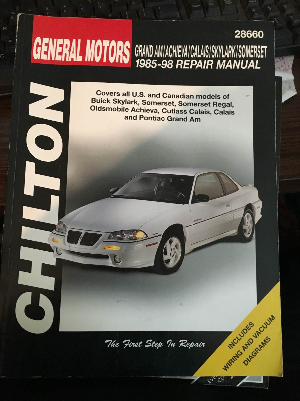 Chilton Repair Manual 28660 Grand Am Acheiva Calais Skylark Somerset 1985-1998
