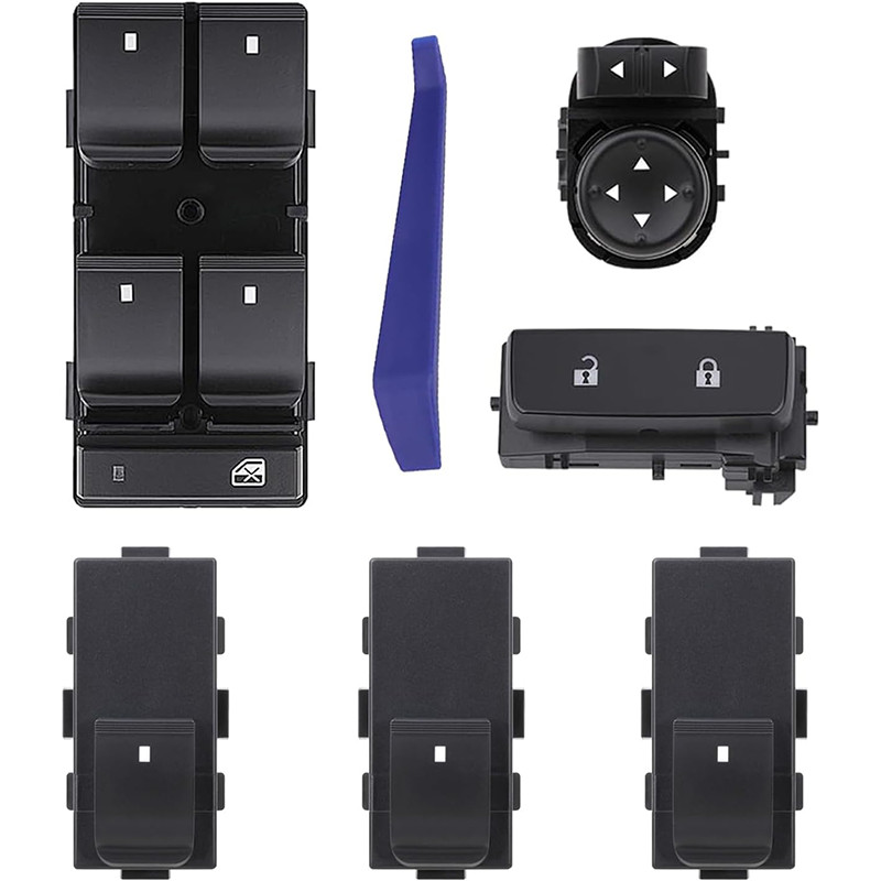 Driver+Passenger Window Switch+Door Lock+Mirror Control for 2007-2013 GMC Chevy