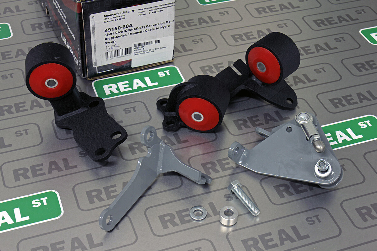 Innovative B Series Engine Mounts w/ Actuator 60A Civic EF CRX ED 88-91 Hydro