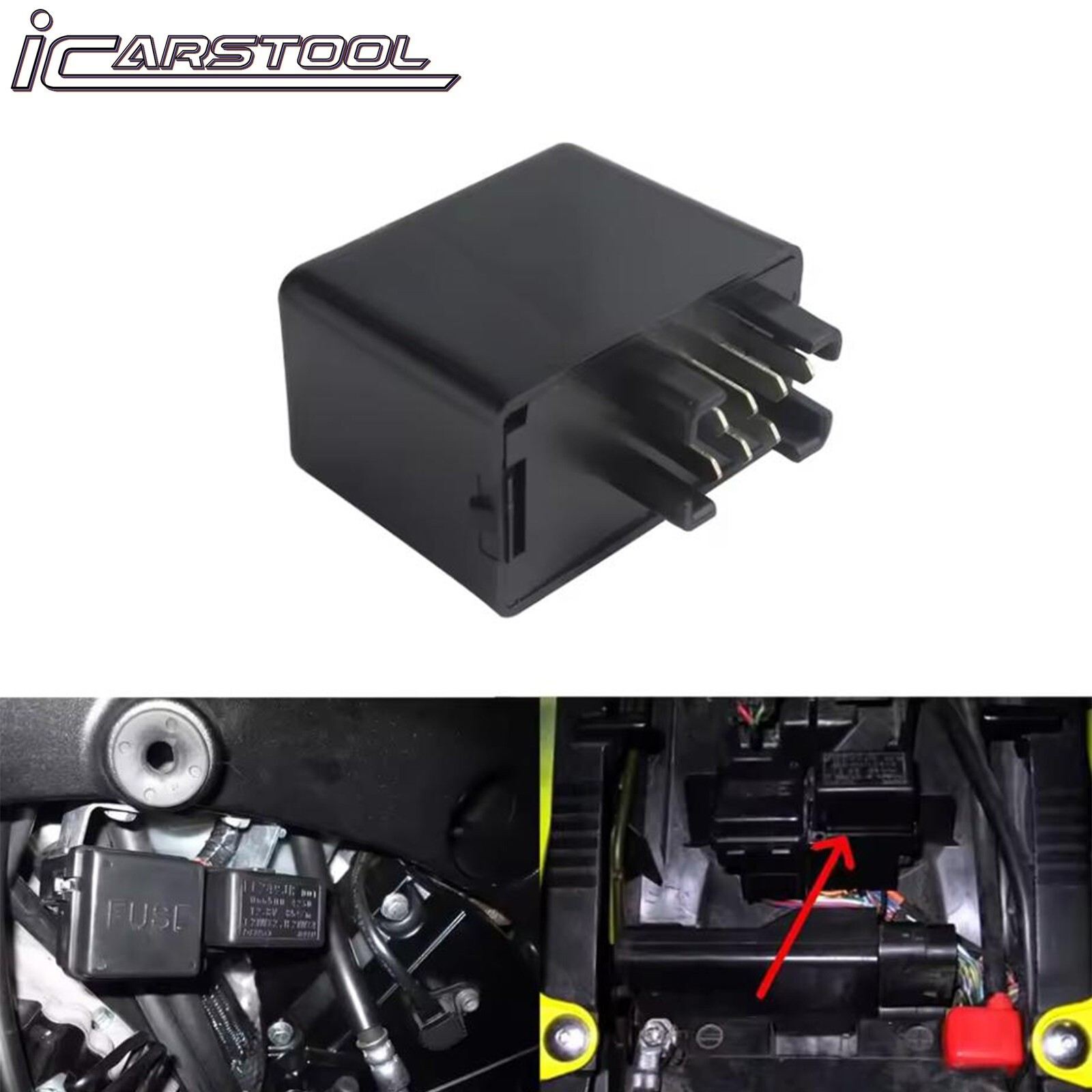7 Pin Flasher Relay LED Turn Signal For Suzuki GSXR Bandit 600 SV 1000 Hayabusa