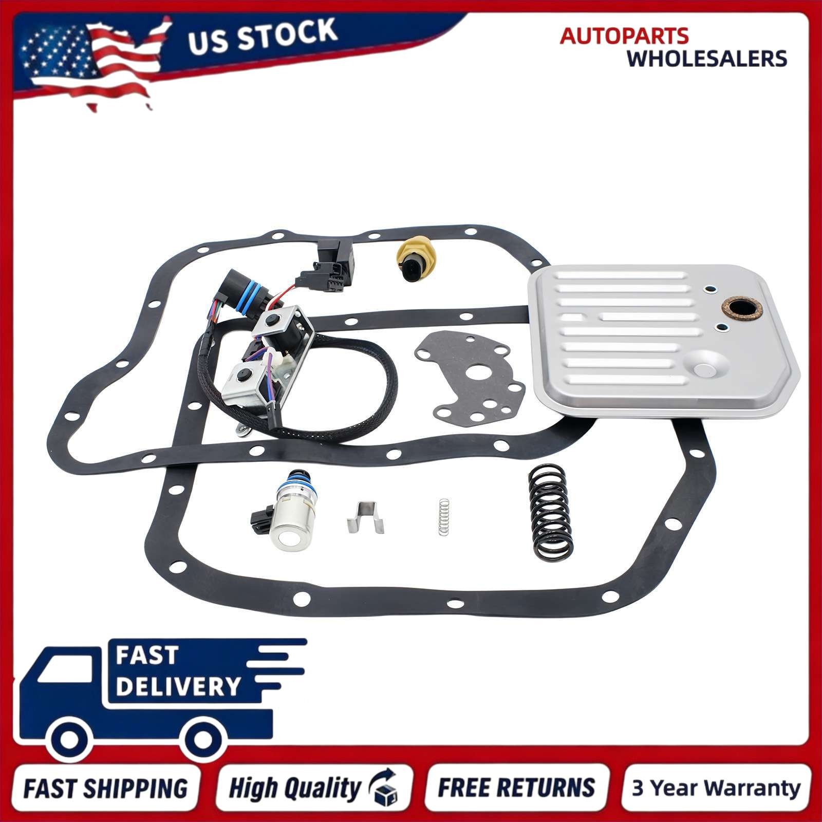 Transmission Filter Kit Solenoid Sensor Set For Dodge Ram 1500/2500/3500 Van