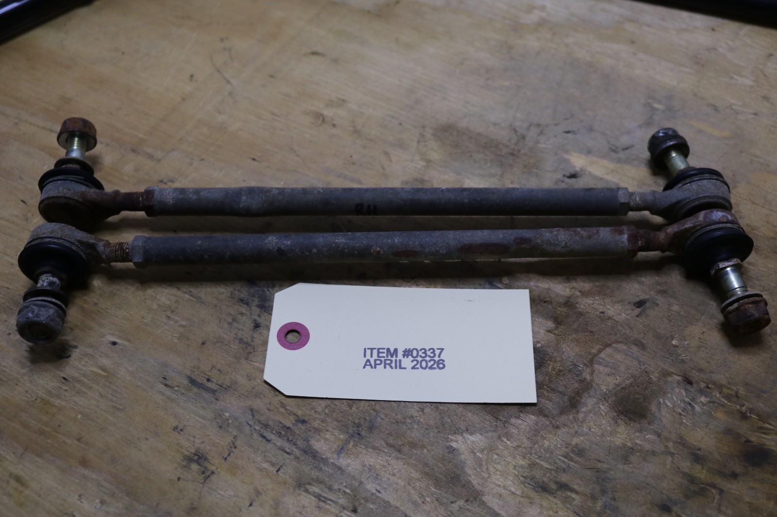 2007 KAWASAKI BRUTE FORCE 650 KVF650F 4X4I OEM STEERING TIE RODS ROD SET PAIR