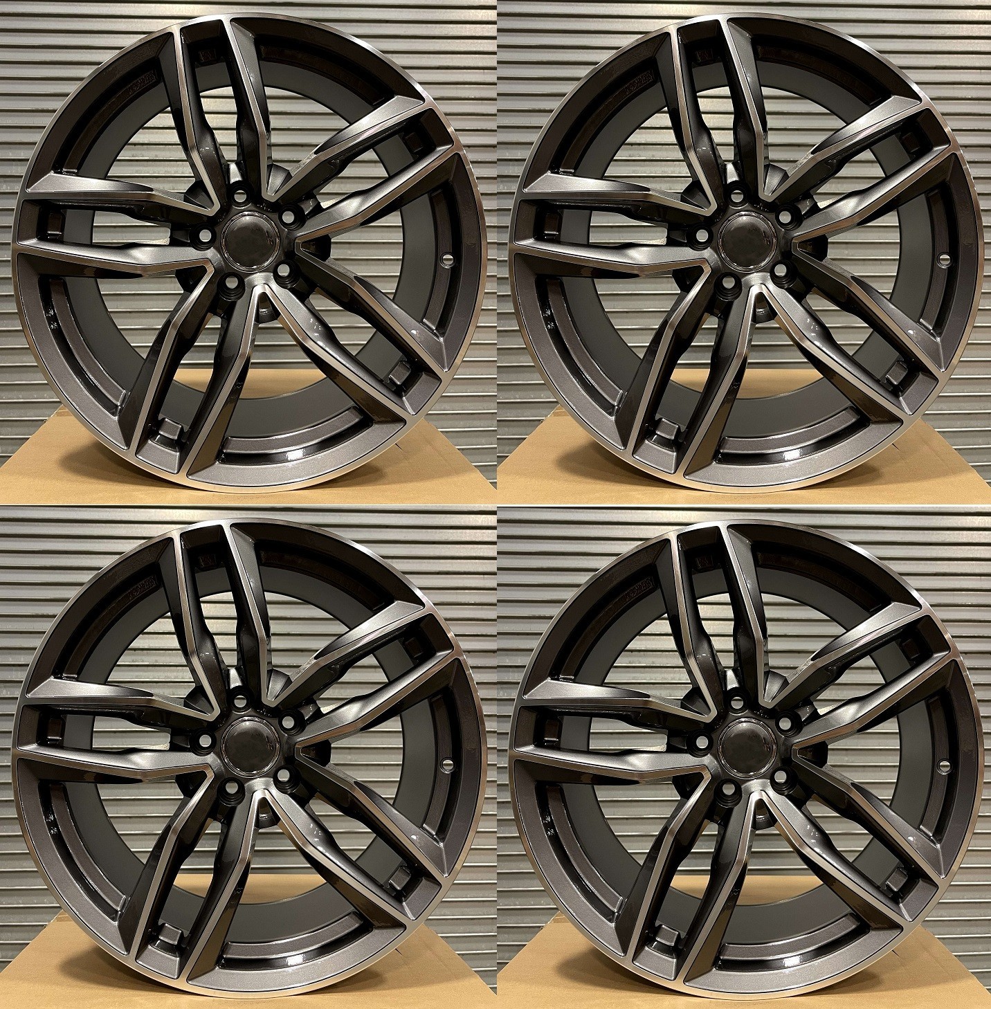 20″ Wheels Rims for AUDI VW A3 A4 A5 A6 A7 A8 Q3 Q5 Q7 RS3 RS5 SQ5 TT GUNMETAL