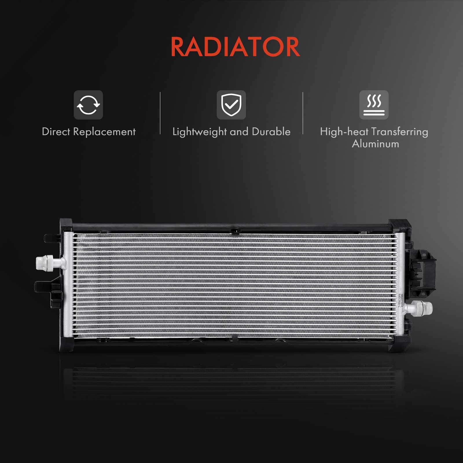 Radiator w/Mount Bracket for Tesla 3 2017 2018 2019 2020 2021 Electric Crossflow