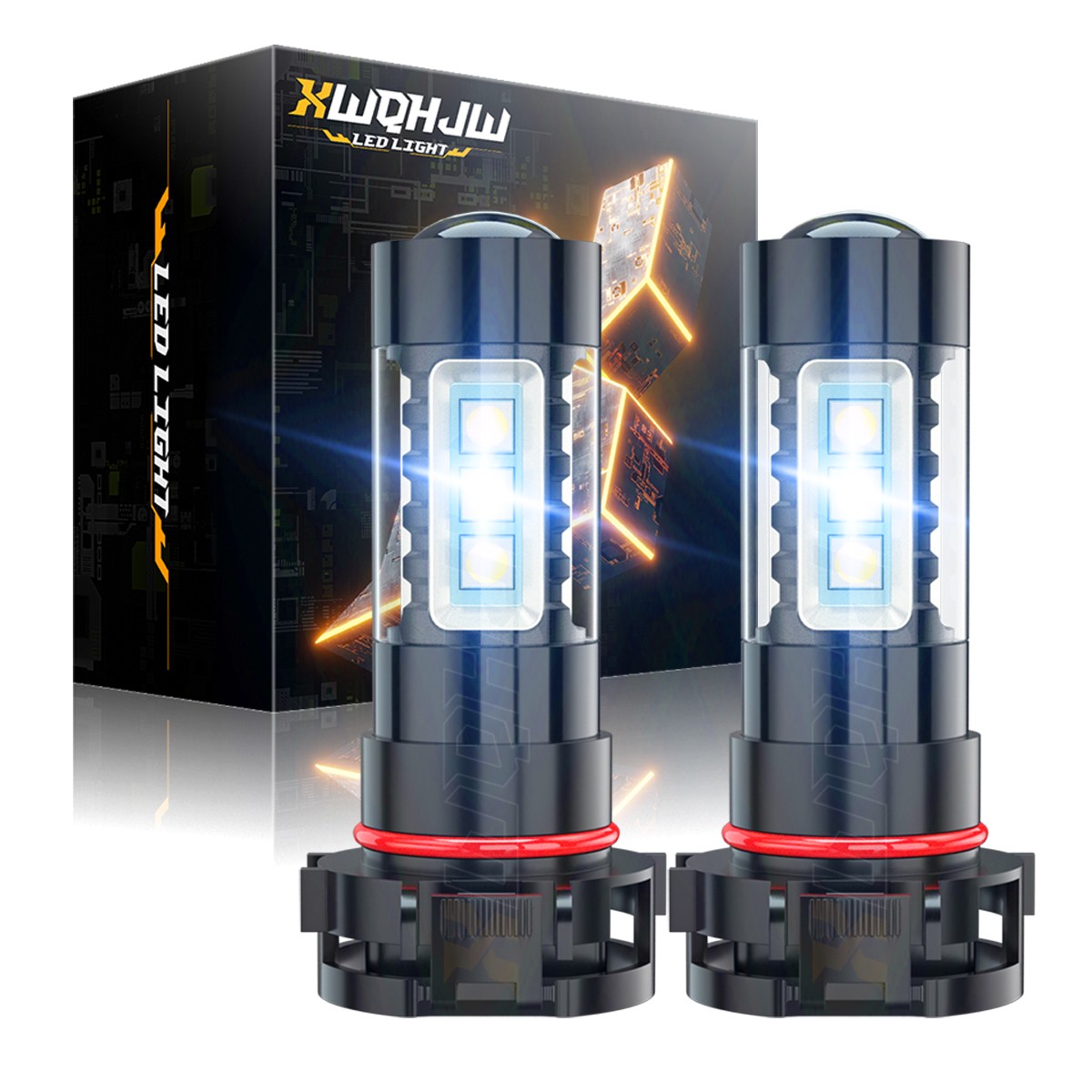 For GMC Yukon XL 2015 2016 2017 2018 2019 5202 H16 LED Fog Lamp Light Bulbs