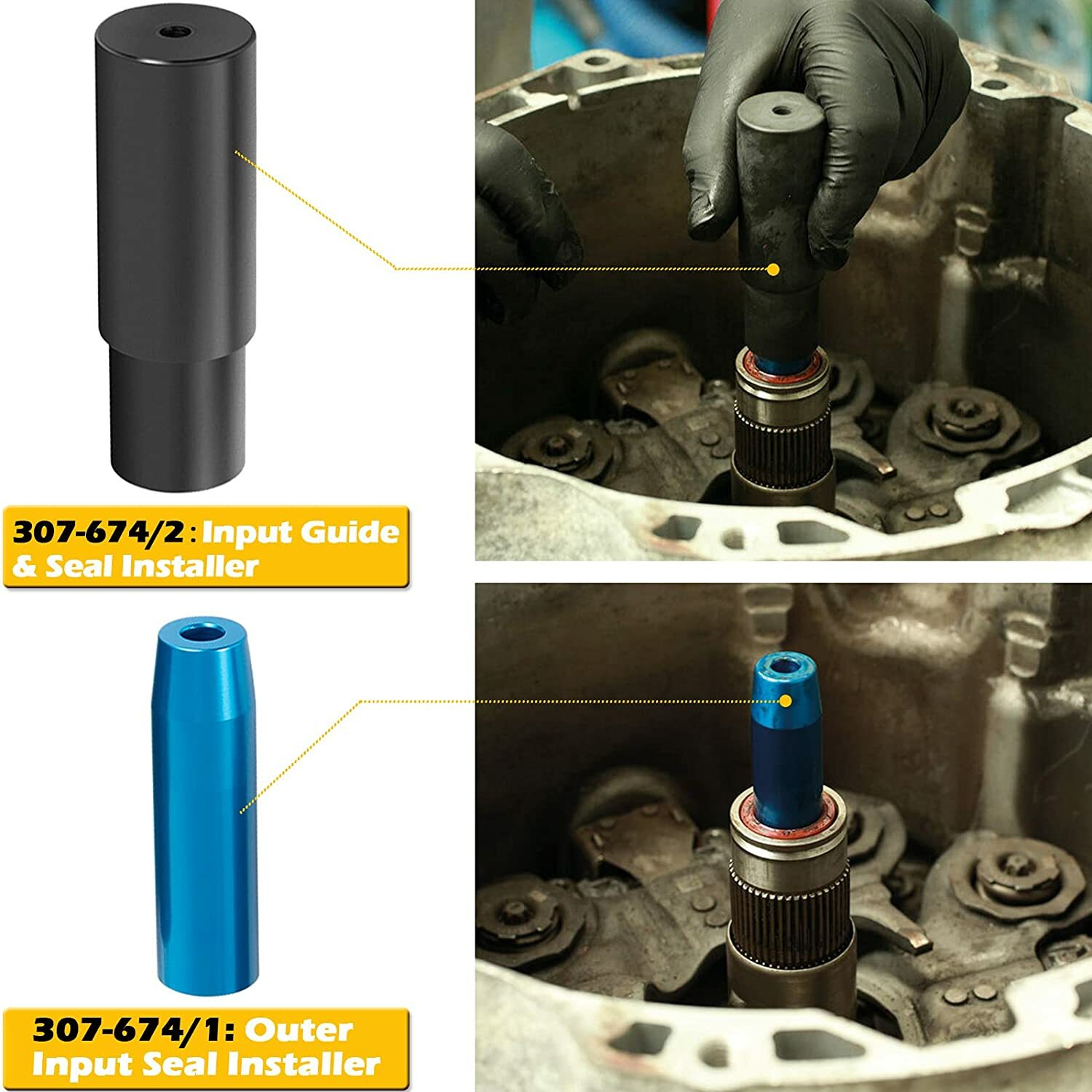 Dry Type Dual Clutch Transmission Oil Seal Removal Install Tool for Volvo Ford