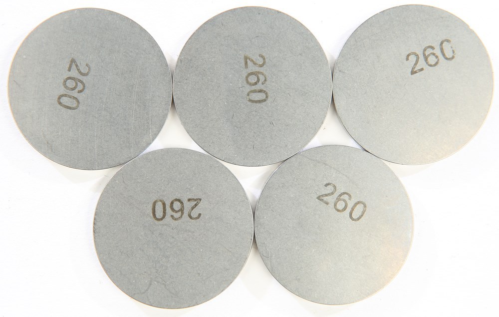 K&L Supply – 13-7669 – 29.50mm Valve Shim Refill, 2.60mm (5 Pack)