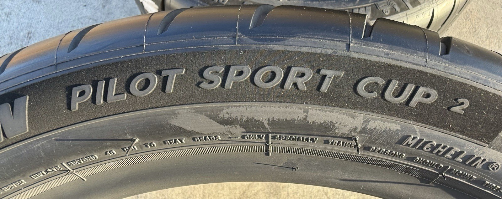 Set of TWO BRAND NEW 295/30ZR18 (98Y) Michelin Pilot Sport Cup 2 (240) Tires