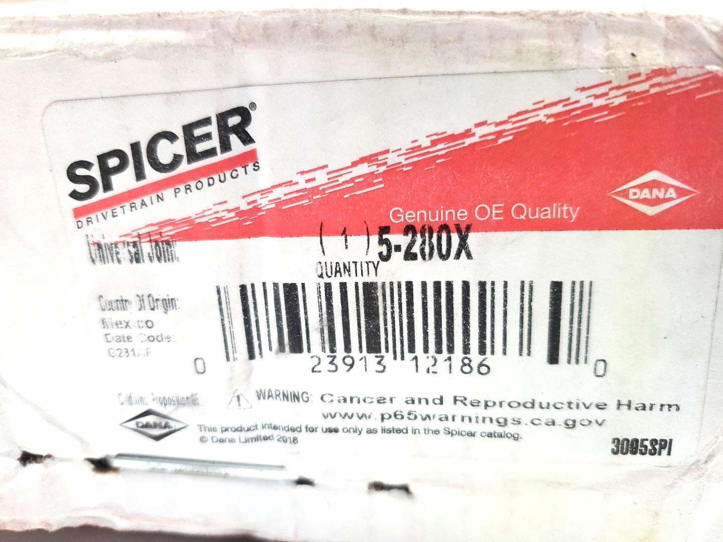 SPICER Universal-Joint kit 5-280X ( Missing Parts )