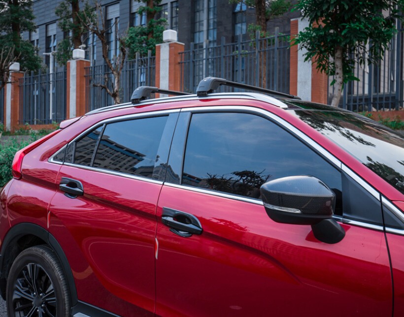 For Mitsubishi Eclipse Cross 2018-2025 pc black Door Window BC Pillar Posts Trim