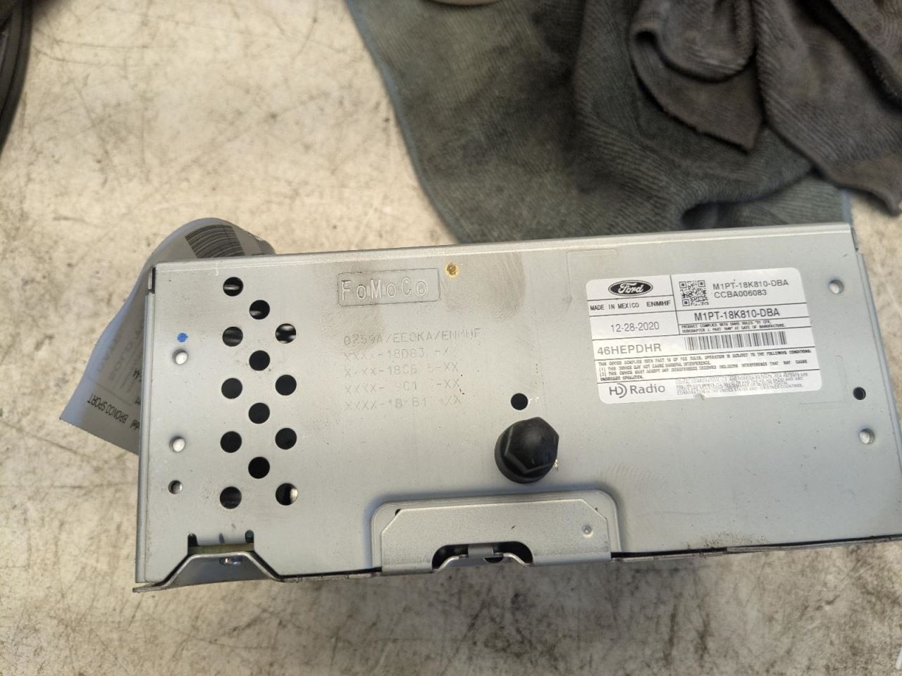 Audio Equipment Radio Receiver Am-fm-bluetooth Fits 20-21 ESCAPE 821042