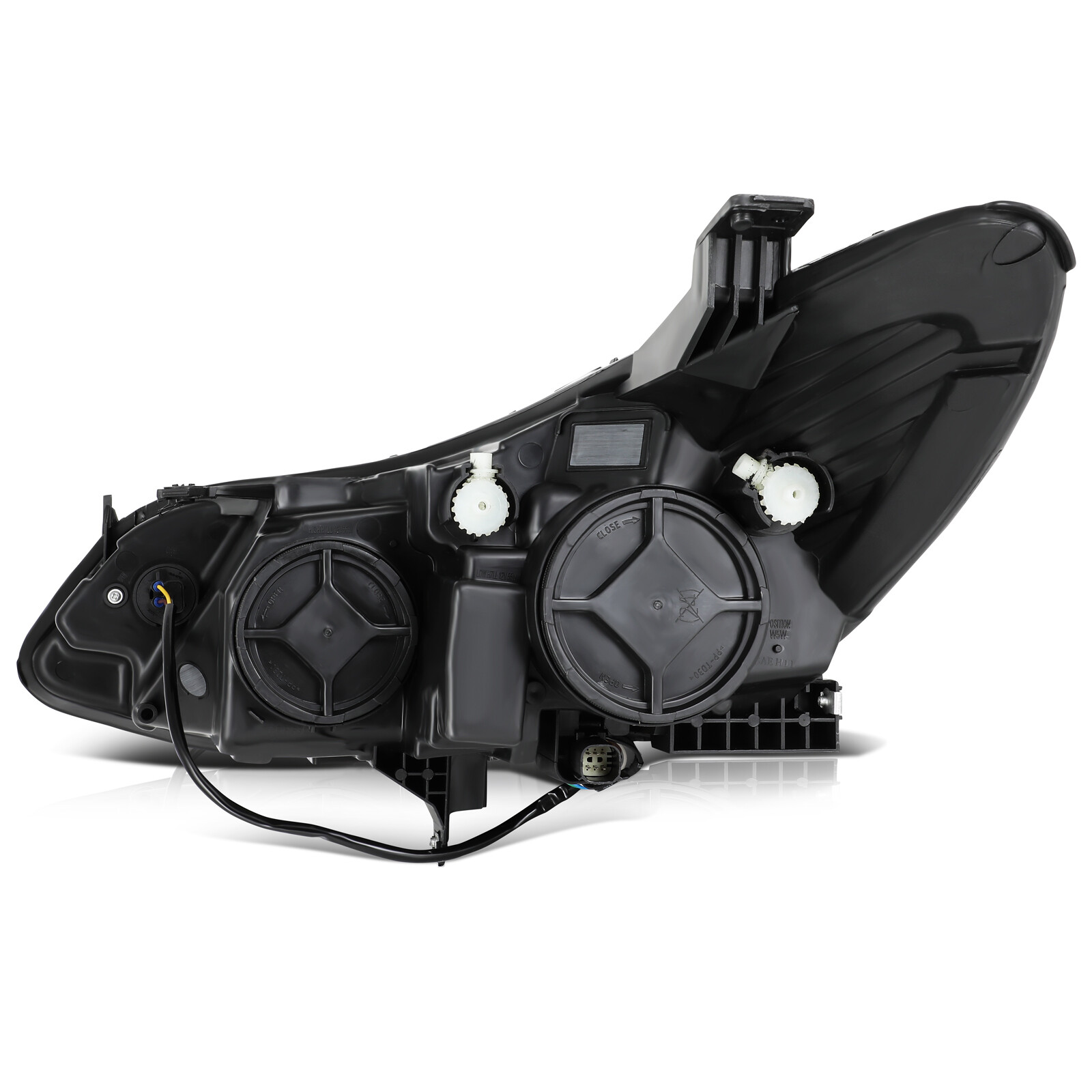 Chrome Headlight Assembly Set For 2016-2019 Chevrolet Chevy Cruze Hatchback 4-Dr