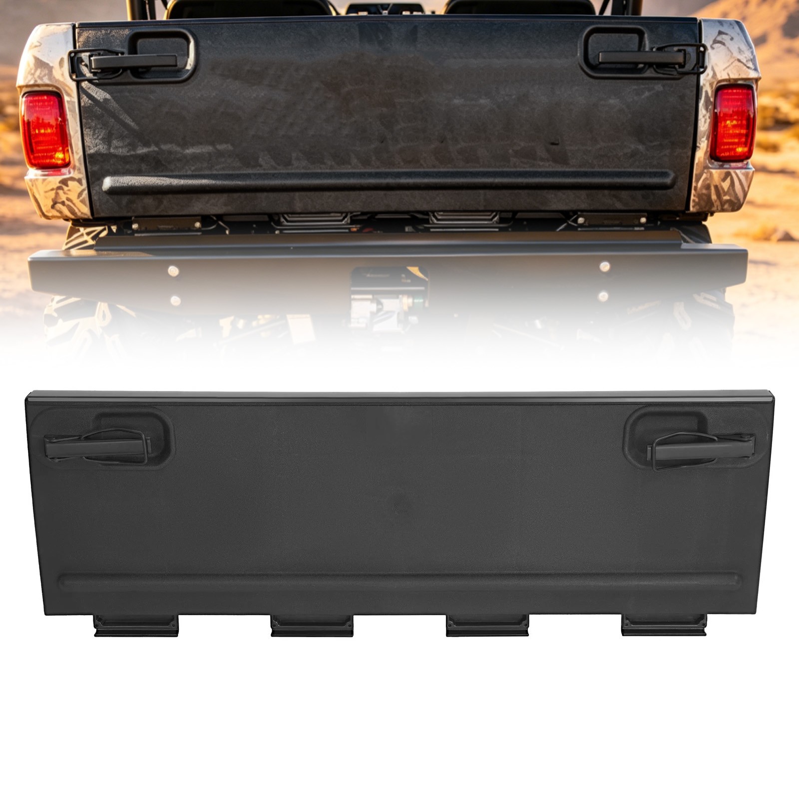 Tail Gate Tailgate w/ Latch For Yamaha Rhino 450 660 700 04-13 #5UG-K810N-21-00