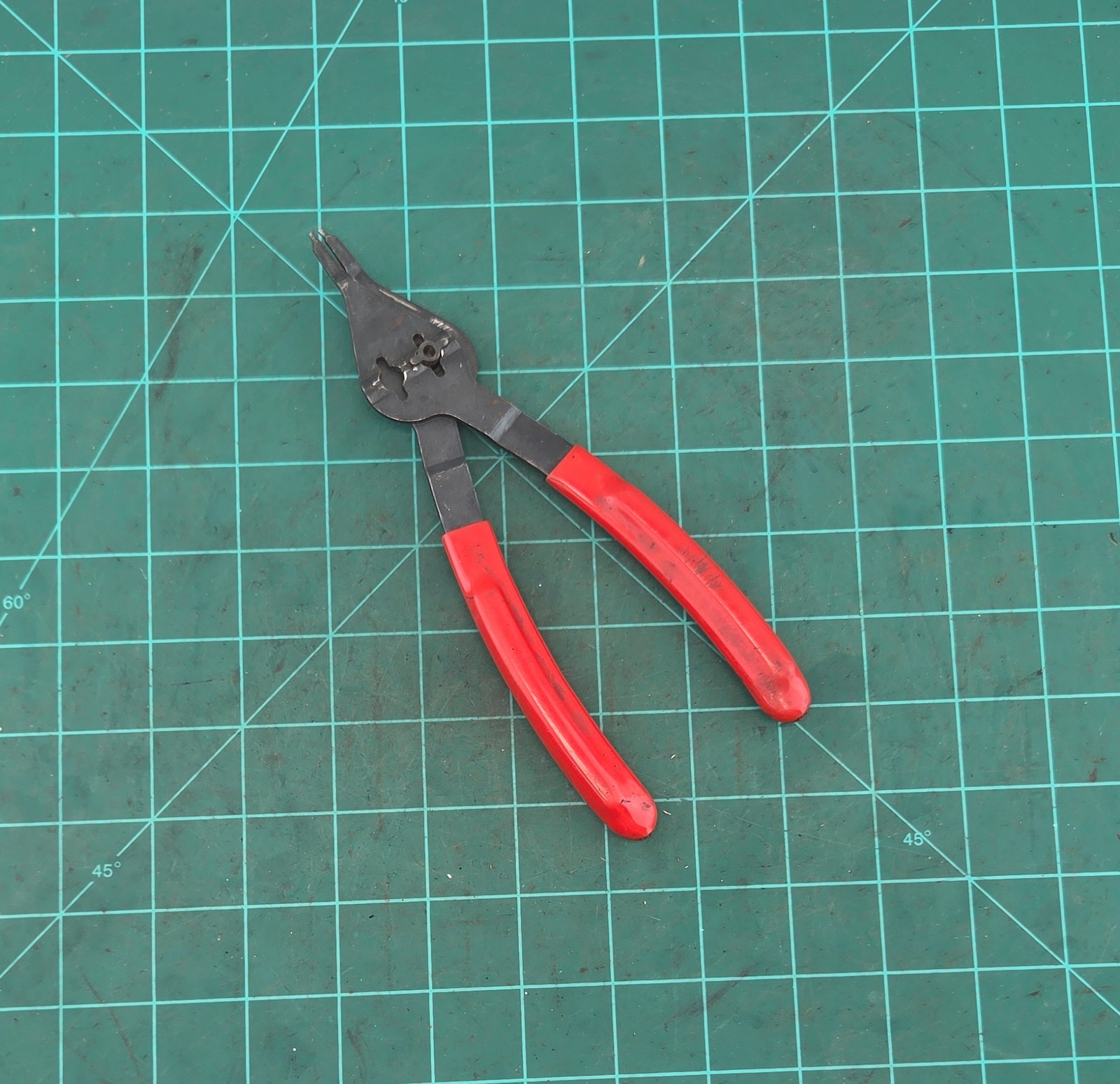 Mac TPQ34 Quarter Turn Retaining Ring Pliers Straight Tip Internal External