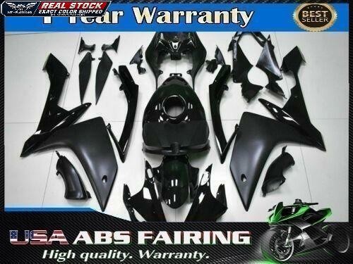 Glossy Matte Black Fairing Fit for Yamaha 2007 2008 YZF R1 Injection Kit MSG